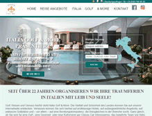 Tablet Screenshot of italiagolfmore.com